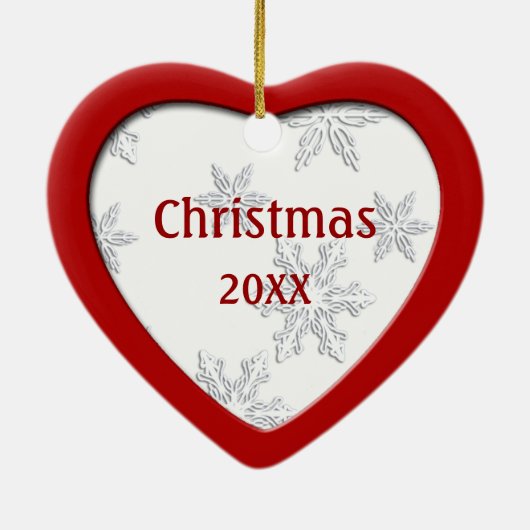 KerstCaroler Girl Heart Ornament (Achterkant)