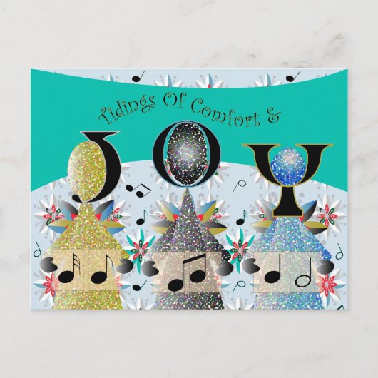 KerstCarolers Angels Singers Feestdagenkaart (Voorkant)