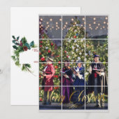 KerstCarolers hebben de bomen van de sneeuw-Herfst Feestdagenkaart (Voorkant / Achterkant)