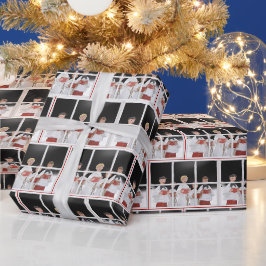 KerstCarolers in het raam Cadeaupapier