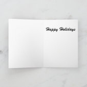 KerstCarolers in het raam Feestdagen Kaart (Binnen)