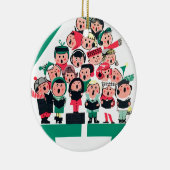 KerstCarolers Keramisch Ornament (Rechts)