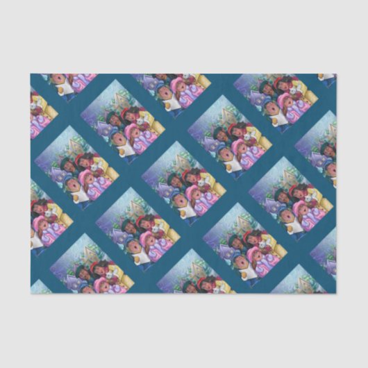 KerstCarolers Tissuepapier (Voorkant)