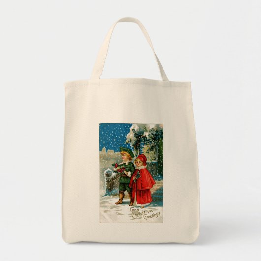 KerstCarolers Tote Bag (Voorkant)
