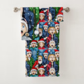 KerstCaroling Bad Handdoek (Insitu)