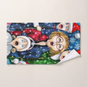 KerstCaroling Bad Handdoek (Handdoek)