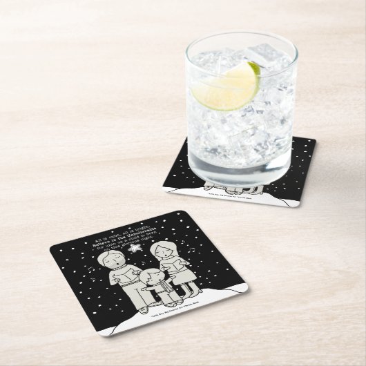 KerstCaroling Kartonnen Onderzetters (Insitu)