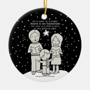 KerstCaroling Keramisch Ornament