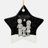 KerstCaroling Keramisch Ornament (Voorkant)