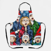 KerstCaroling Schort (Voorkant)