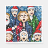 KerstCaroling Servet (Voorkant)