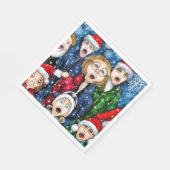 KerstCaroling Servet (Hoek)