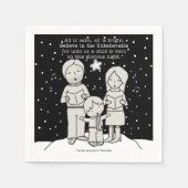 KerstCaroling Servetten (Voorkant)