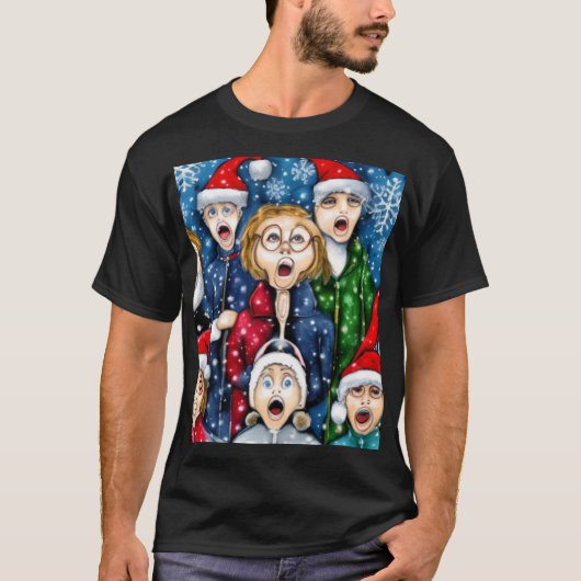 KerstCaroling T-shirt (Voorkant)