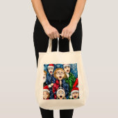 KerstCaroling Tote Bag (Voorkant (product))