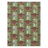 Kerstcarrousel Tafelkleed (Voorkant)