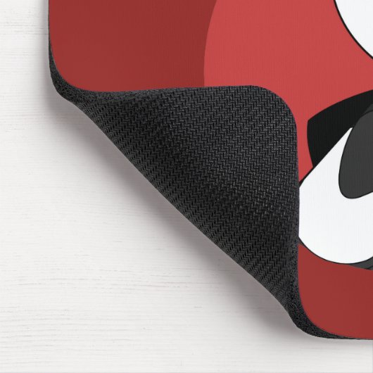 Kerstcartoon met een schattig panda-beer muispad muismat (Hoek)