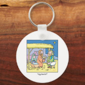 KerstCartoon Oegg Boots Sleutelhanger (Voorkant)