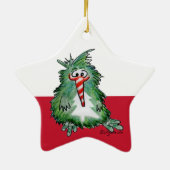KerstCartoon Ornament met kerst (Achterkant)