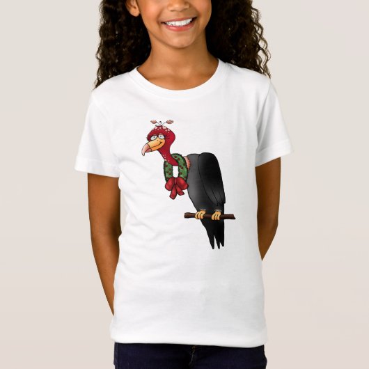kerstCartoon Vulture T-shirt (Voorkant)