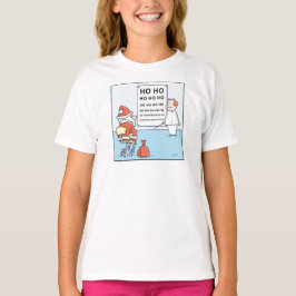 kerstCartoons Santas Eye Test T-shirt