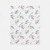 KerstCavalier Fleece Deken (Voorkant)