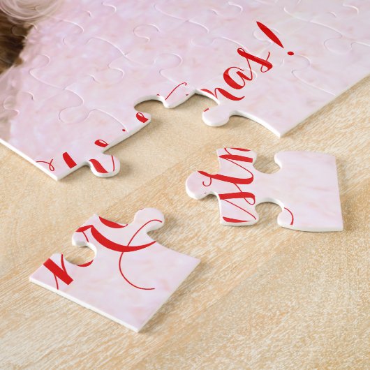 KerstCavalier King Charles met Cadeaus Legpuzzel (Zijkant)