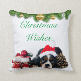 KerstCavalier King Charles Spaniel Dog Kussen