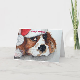 KerstCavalier King Charles Spaniel Feestdagen Kaart