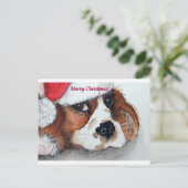 KerstCavalier King Charles Spaniel Feestdagenkaart (Staand voorkant)