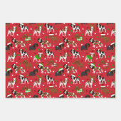 KerstCavalier King Charles Spaniel Inpakpapier Vel (Voorkant)
