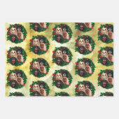 KerstCavalier King Charles Spaniel kerst Inpakpapier Vel (Voorkant 2)