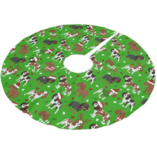 KerstCavalier King Charles Spaniel Kerstboom Rok (Gekanteld)