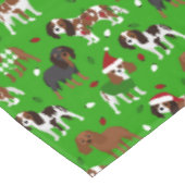 KerstCavalier King Charles Spaniel Tafelkleed (Gekanteld)