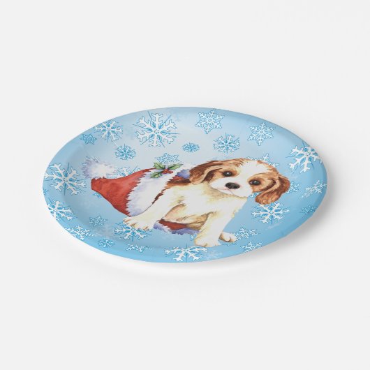 KerstCavalier Papieren Bordje (Gekanteld)