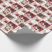 KerstCavaliers King Charles en Labradoodle Cadeaupapier (Hoek)