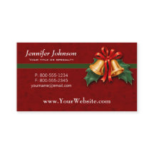 Kerstcellen en Holly Leaves Red