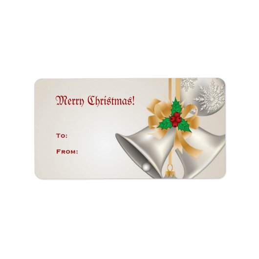 Kerstcellen en Ornamenten op het etiket van het vo (Voorkant)