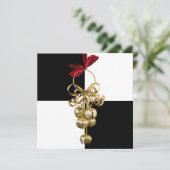 Kerstcellen - formele uitnodiging (Staand voorkant)