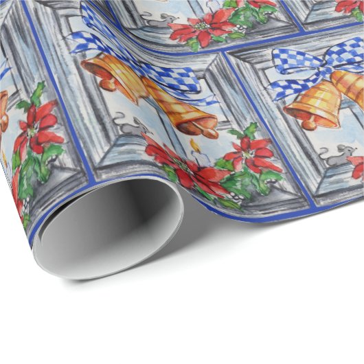 Kerstcellen met muis cadeaupapier (Rol Hoek)