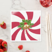 Kerstcellen op Snoep met permint Servet (Insitu)