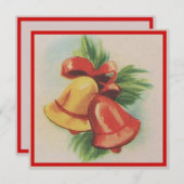 Kerstcellen uit de jaren veertig feestdagenkaart (Voorkant / Achterkant)