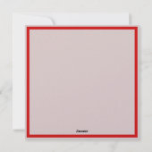 Kerstcellen uit de jaren veertig feestdagenkaart (Achterkant)