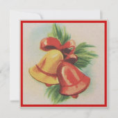 Kerstcellen uit de jaren veertig feestdagenkaart (Voorkant)