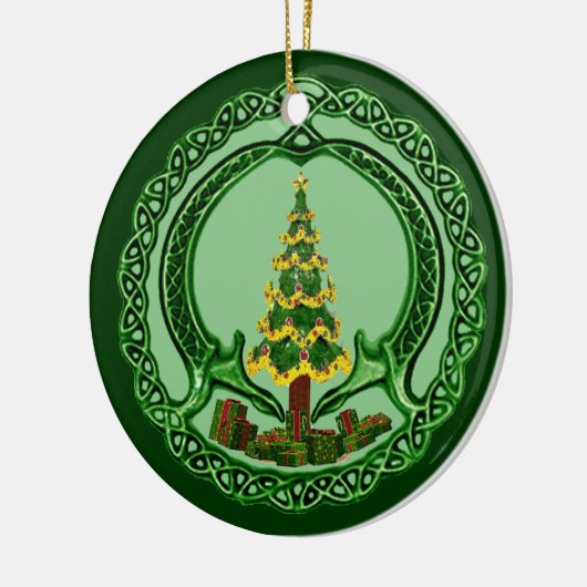 Kerstchaddagh Keramisch Ornament (Links)