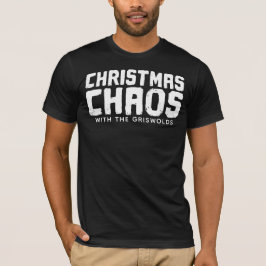 Kerstchaos met de [Vul je naam in] Grappig T-shirt