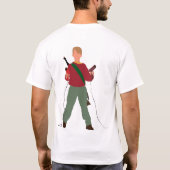 🎄 Kerstchaos T-shirt – Grappige kerstfilm- (Achterkant)