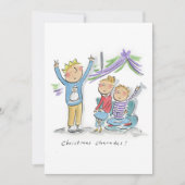 Kerstcharades Kaart (Voorkant)