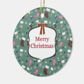 "Kerstcharme" Keramisch Ornament (Links)