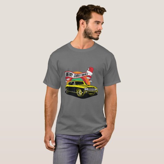 Kerstchassis T-shirt (Voorkant volledig)